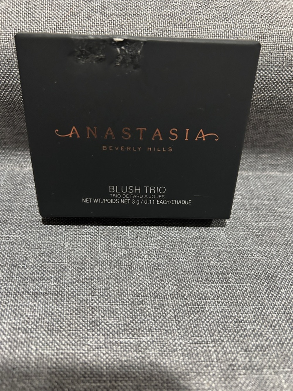 Anastasia Beverly Hills Blush Trio - Black Packaging with Rose Gold Logo